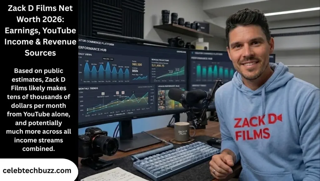 Zack D Films Net Worth, Viral creator revenue dashboard with daily and monthly video earnings estimates