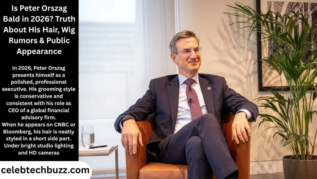 Peter Orszag's Public Appearance and TV Look