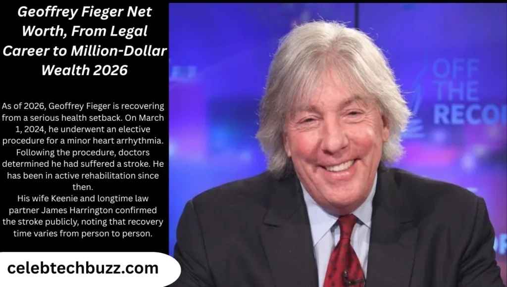 How is Geoffrey Fieger doing today